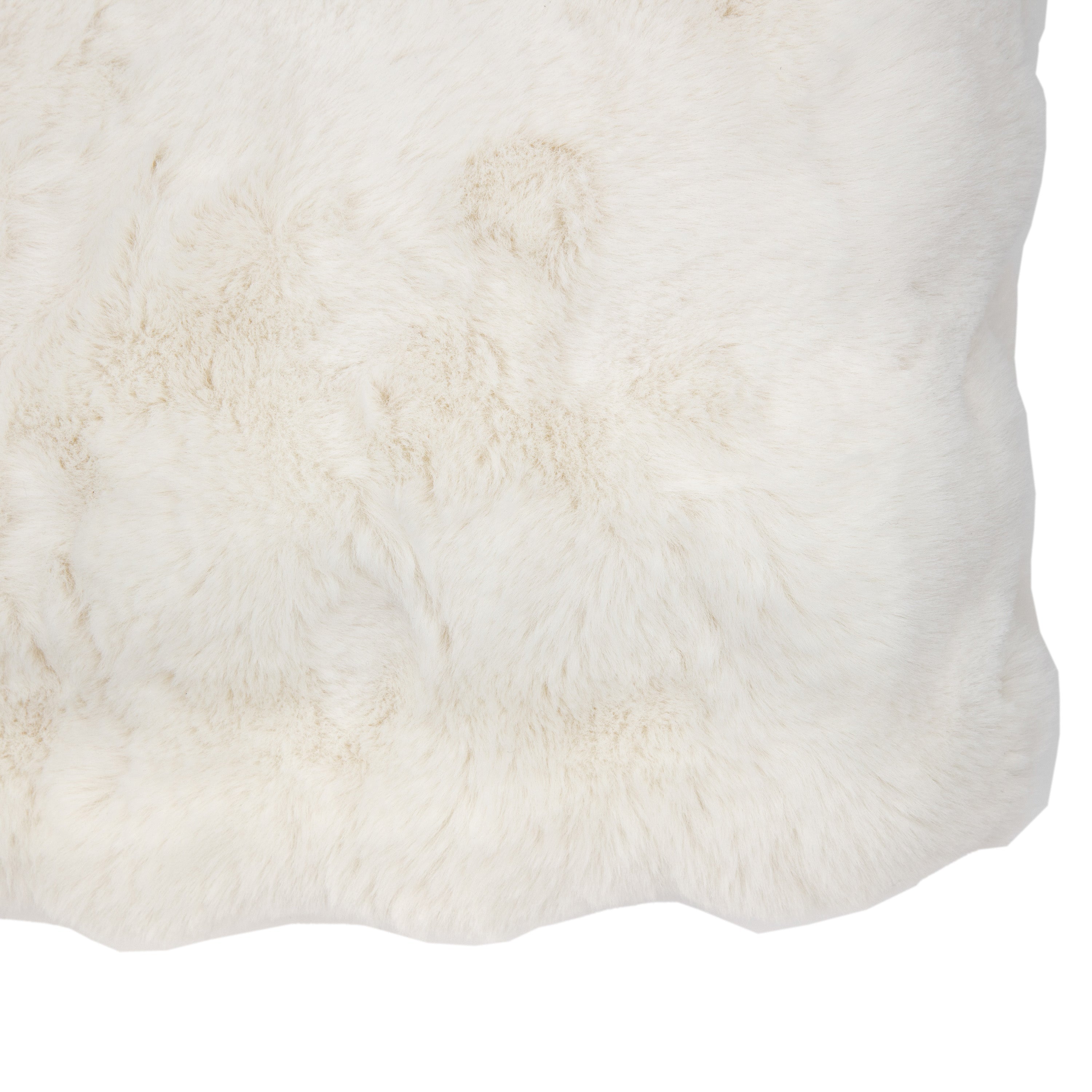 Bonbon Faux Rabbit Throw