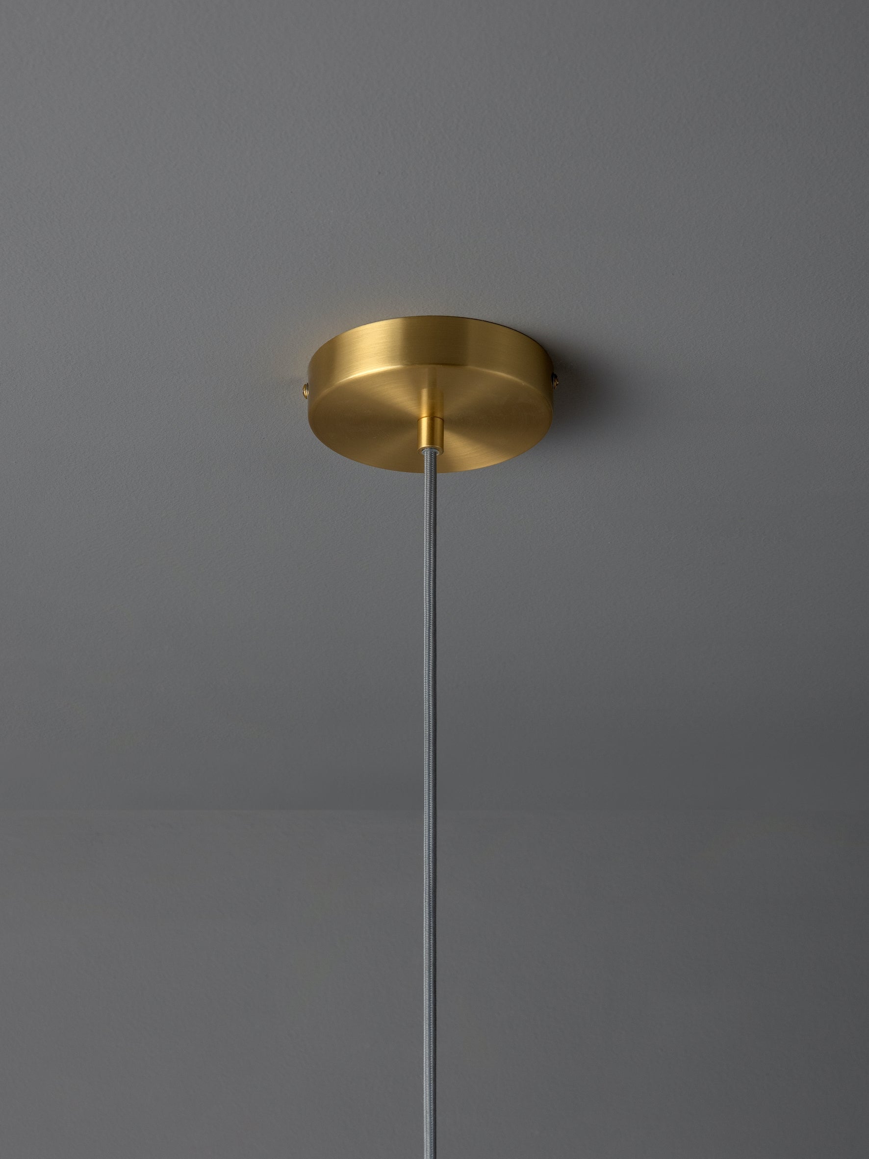 Silio - 1 light brushed brass and opal pendant