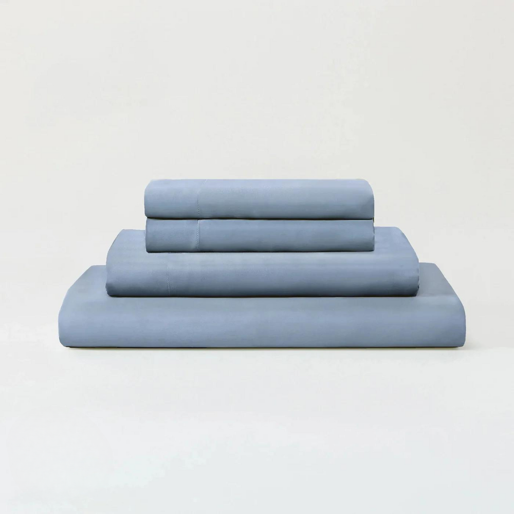 Illumina Home – Midnight blue Eucalyptus Lyocell Fitted Sheet