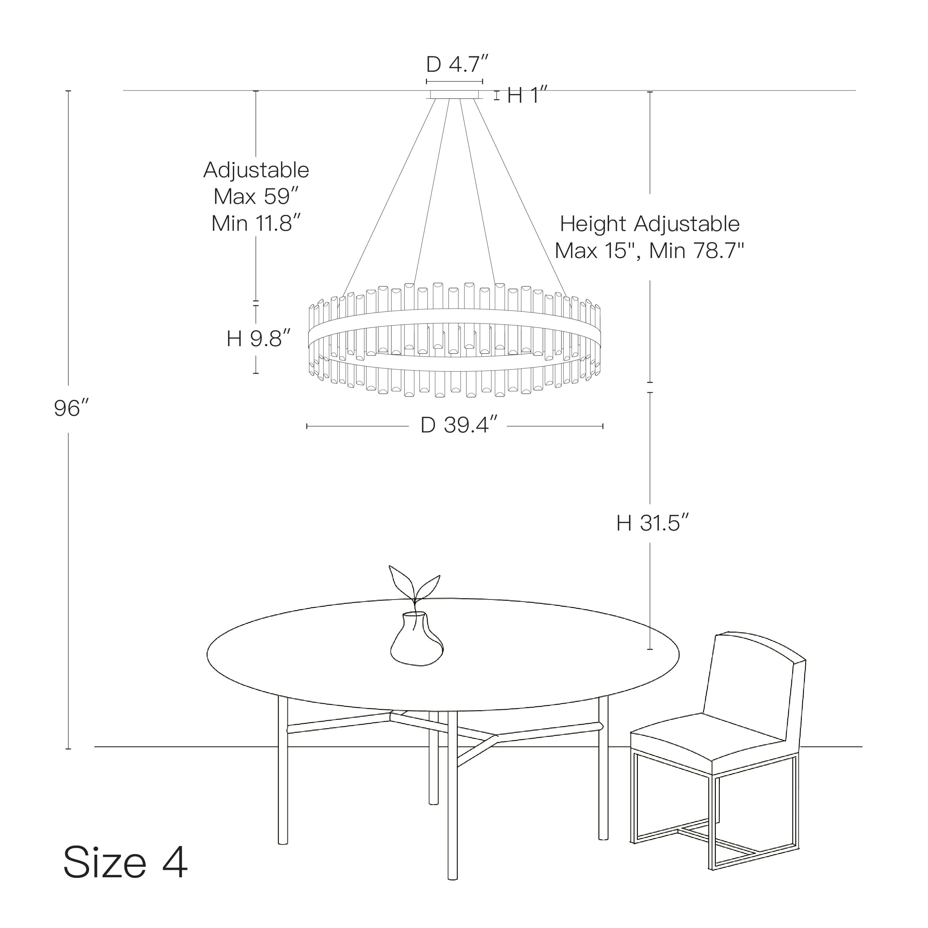 Aurum Luxury Gold Crystal Chandelier