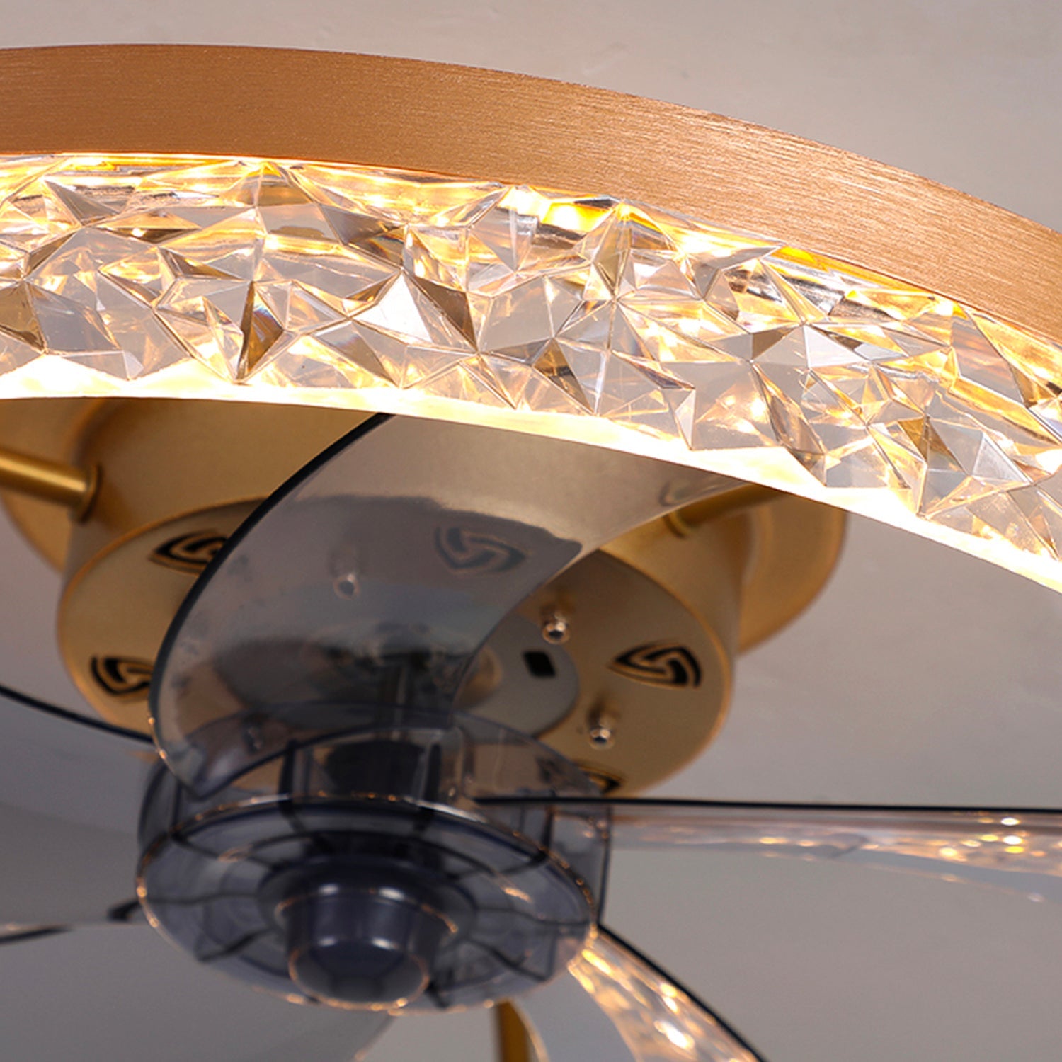 Circular Ceiling Fan Light Modern And Simple Creative Embedded Integrated