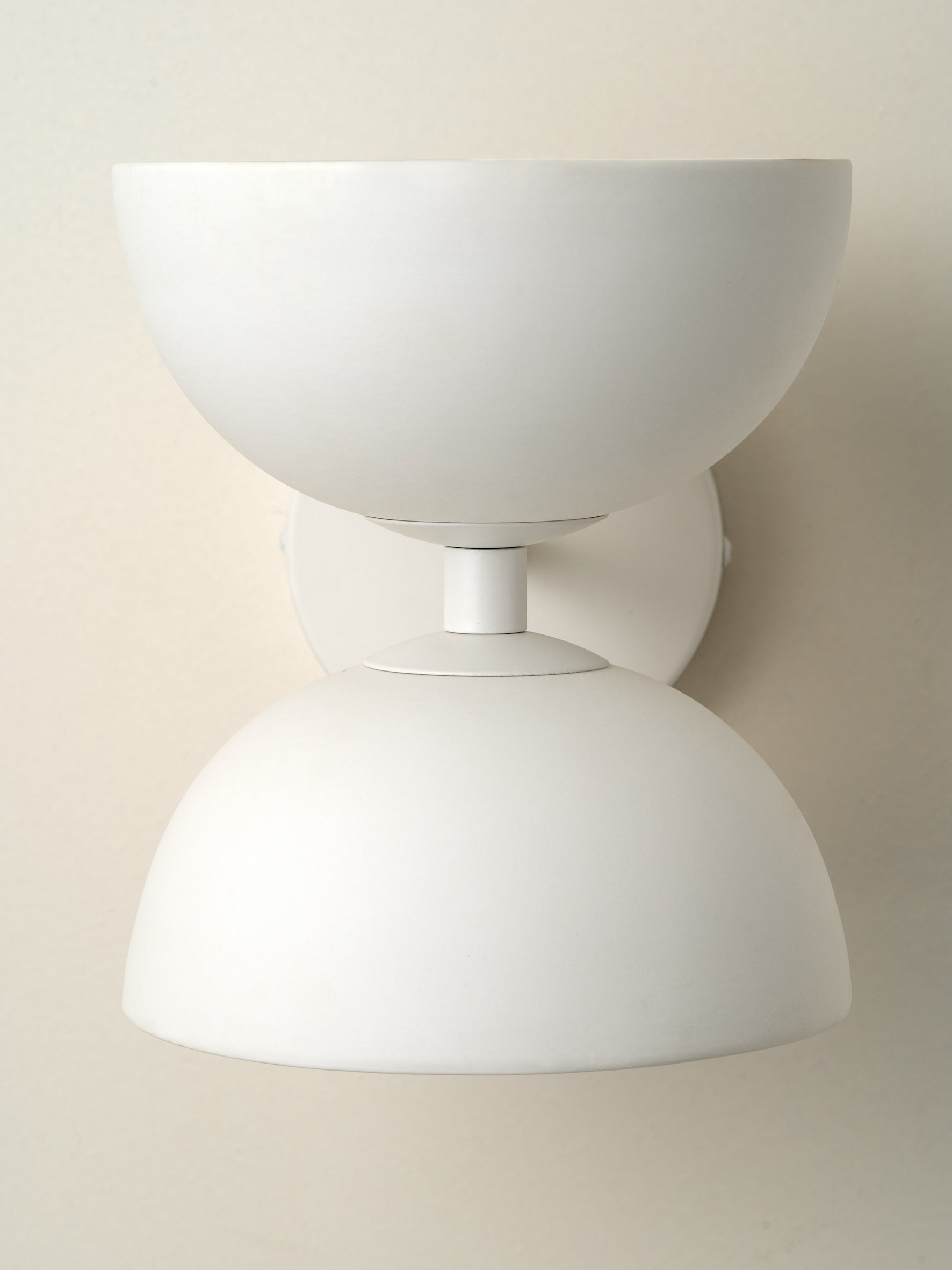 Ruzo - 2 light warm white and porcelain wall light