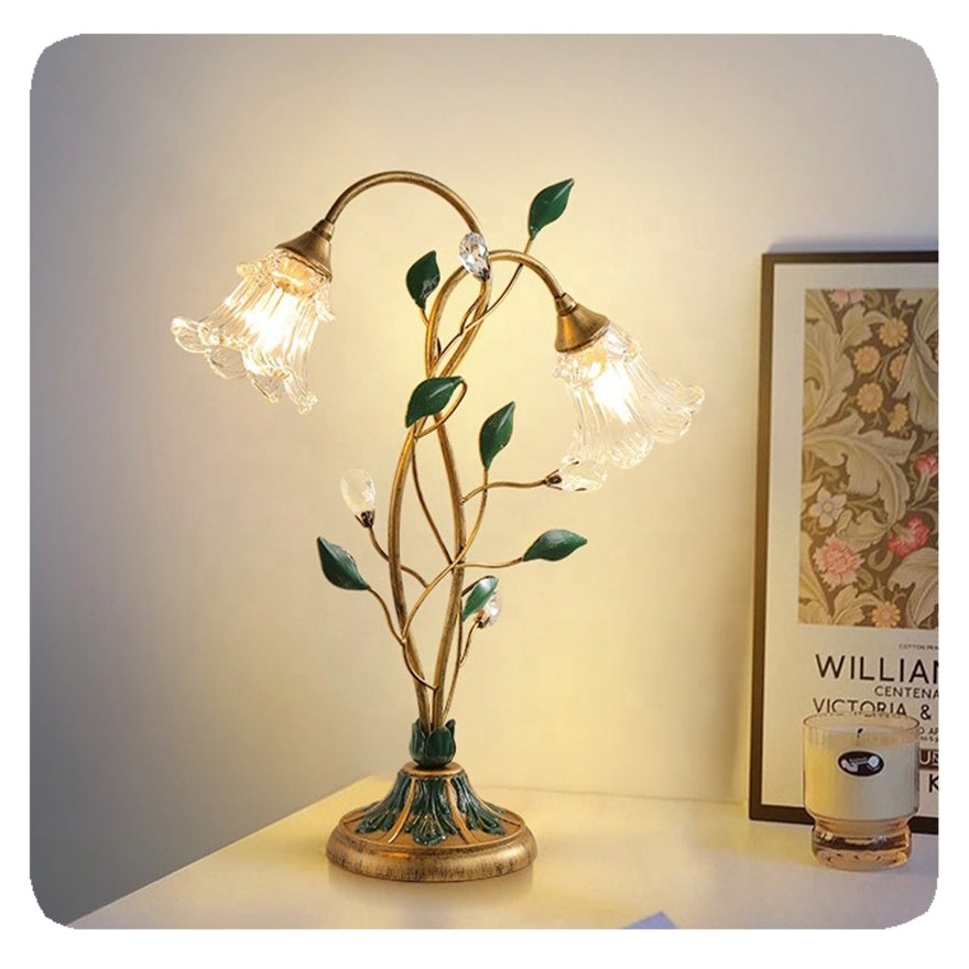 Belle French Flower Table Lamp – Stylish Decorative Lighting for Home