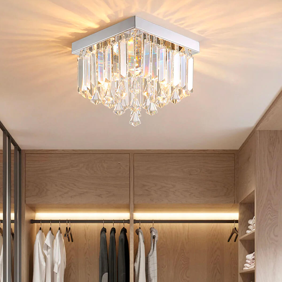 Modern Design Crystal  Chandelier Ceiling Light