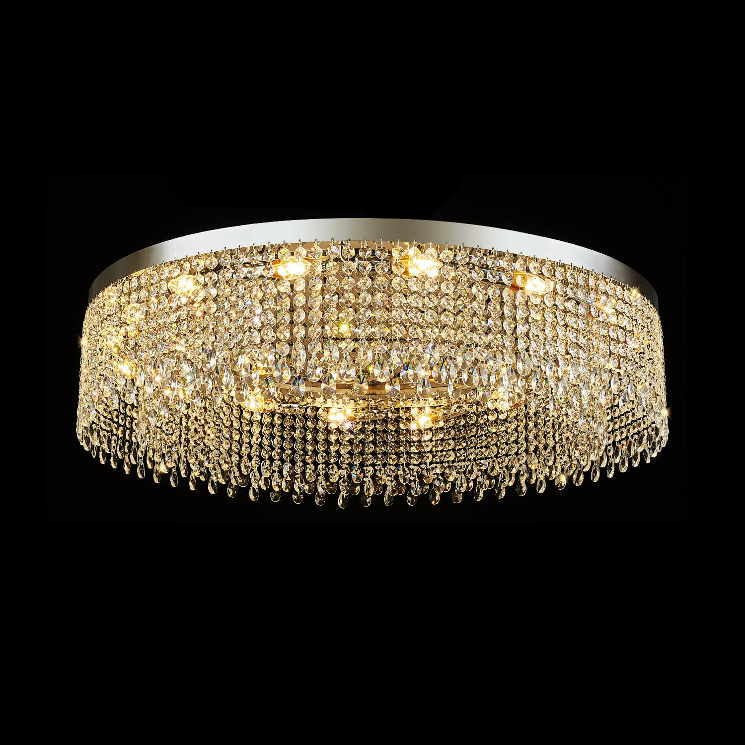 Modern  Crystal Flush Mount Ceiling Light