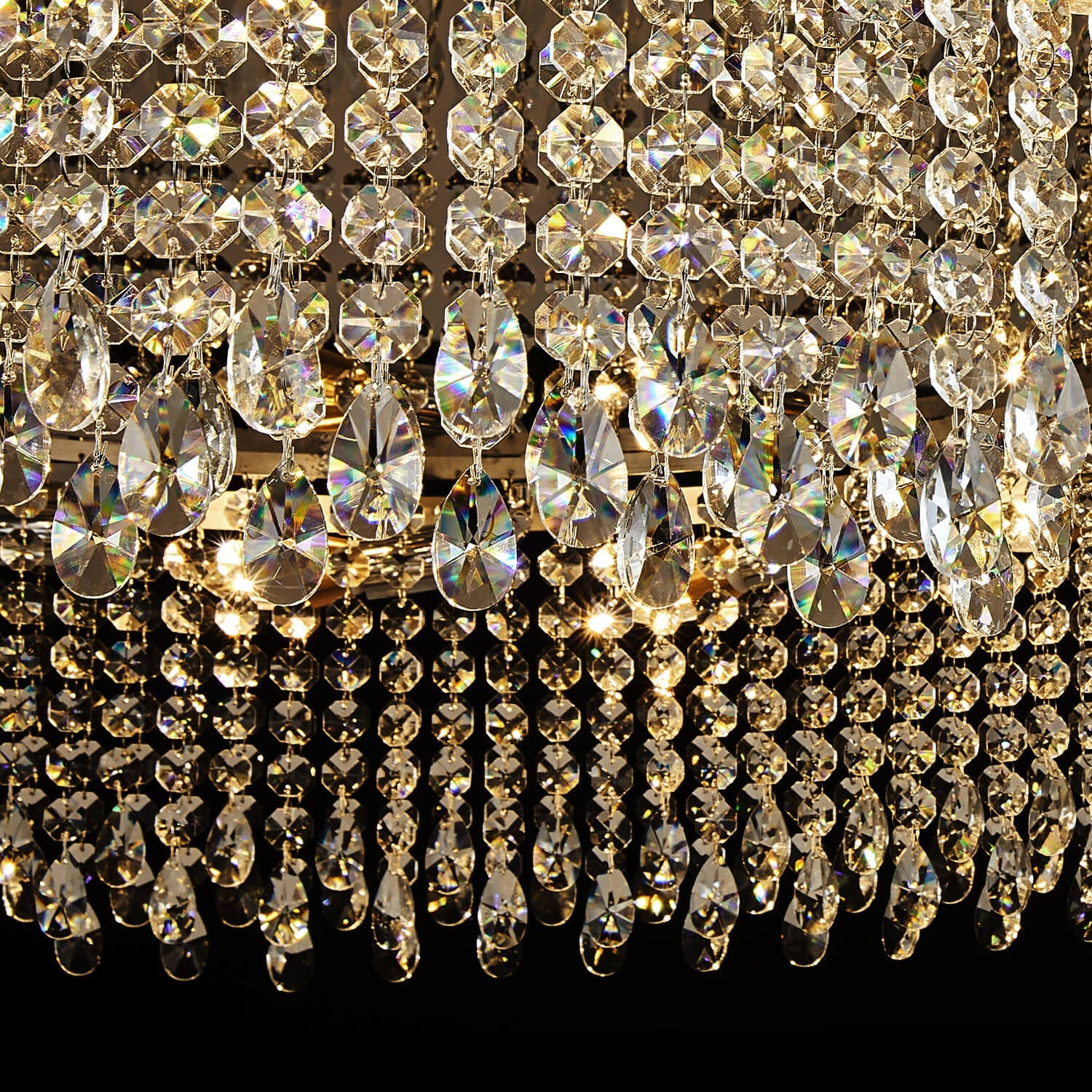 Modern  Crystal Flush Mount Ceiling Light