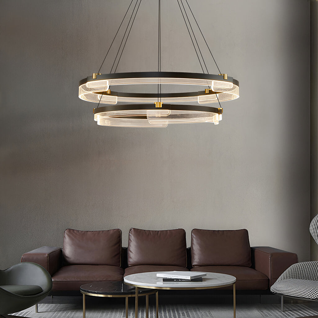 One Ring & Two Rings Pendant Light Fixture