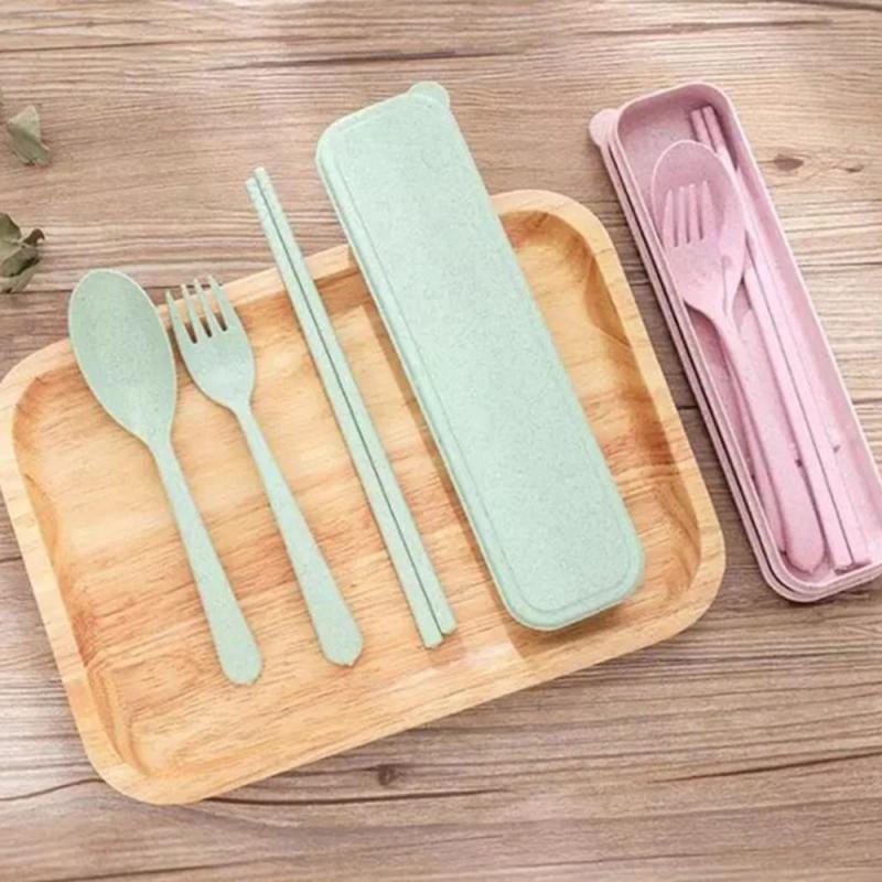 Wheat Straw Picnic Cutlery