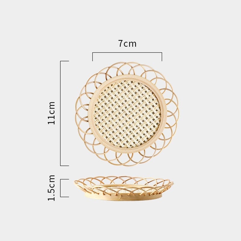 Rattan Coaster