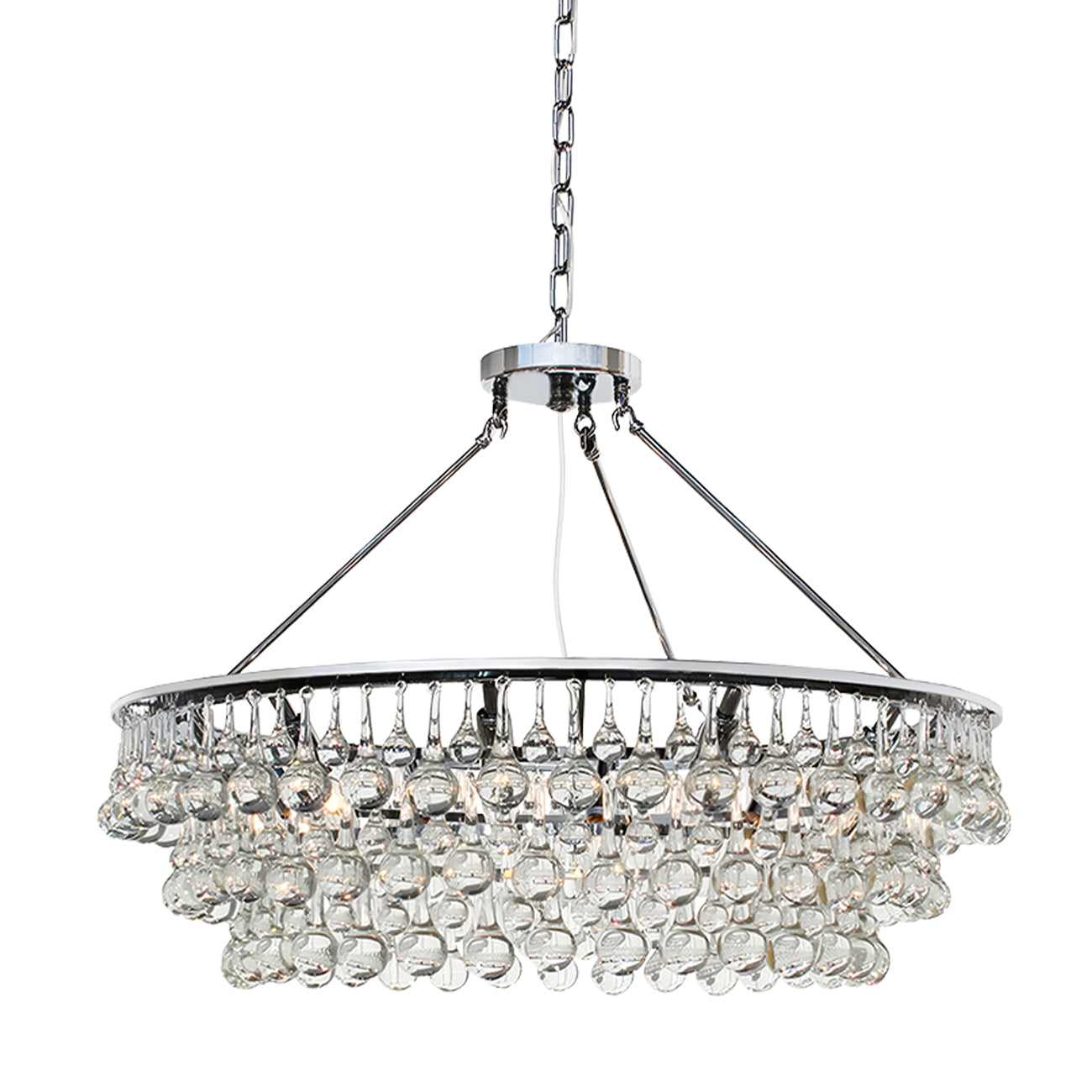 Unique Tiered Crystal Chandelier