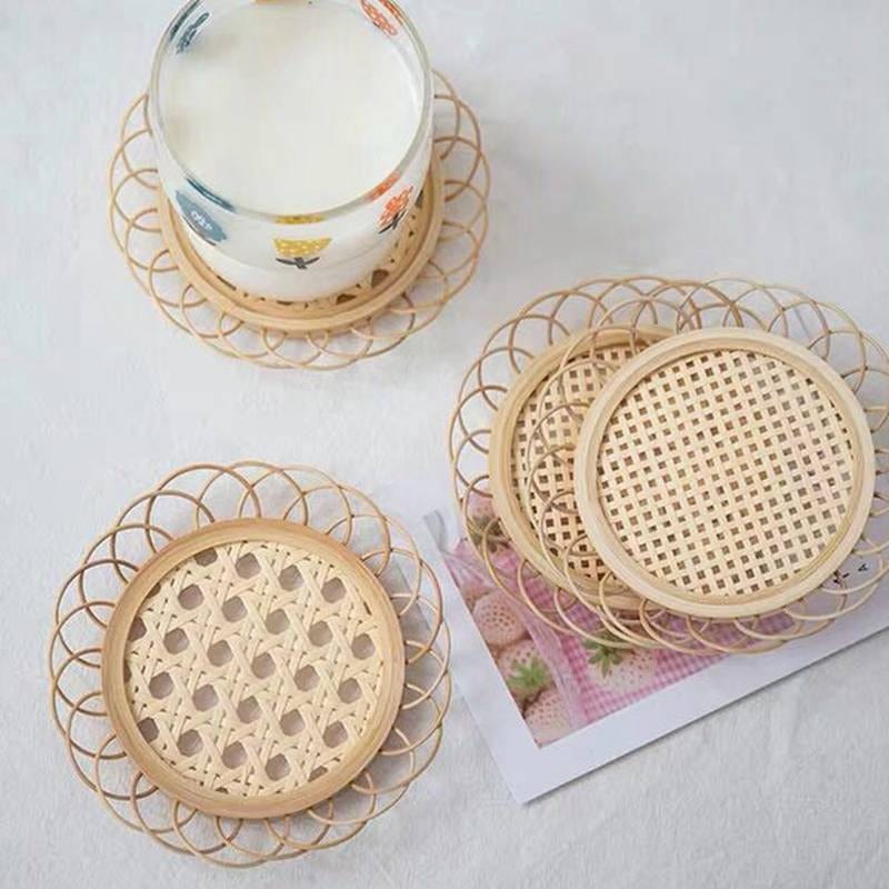 Rattan Coaster