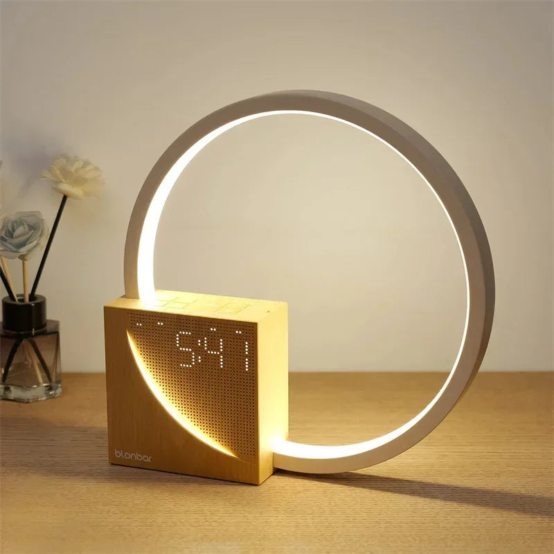 BrightEase Touch Control Bedside Alarm Clock with Dimmable LED Light